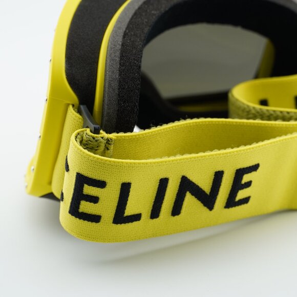 Celine CL40196U 40C Yellow Shield Frame, Grey Mirror Lenses main image 8